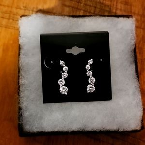 Costume cubic zirconia earrings